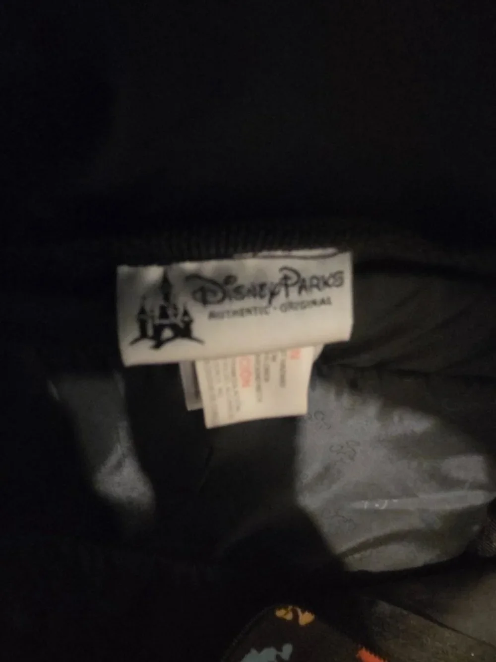 Authentic Disney Parks Backpack Colorful Rainbow Mickey Mouse Silhouettes
